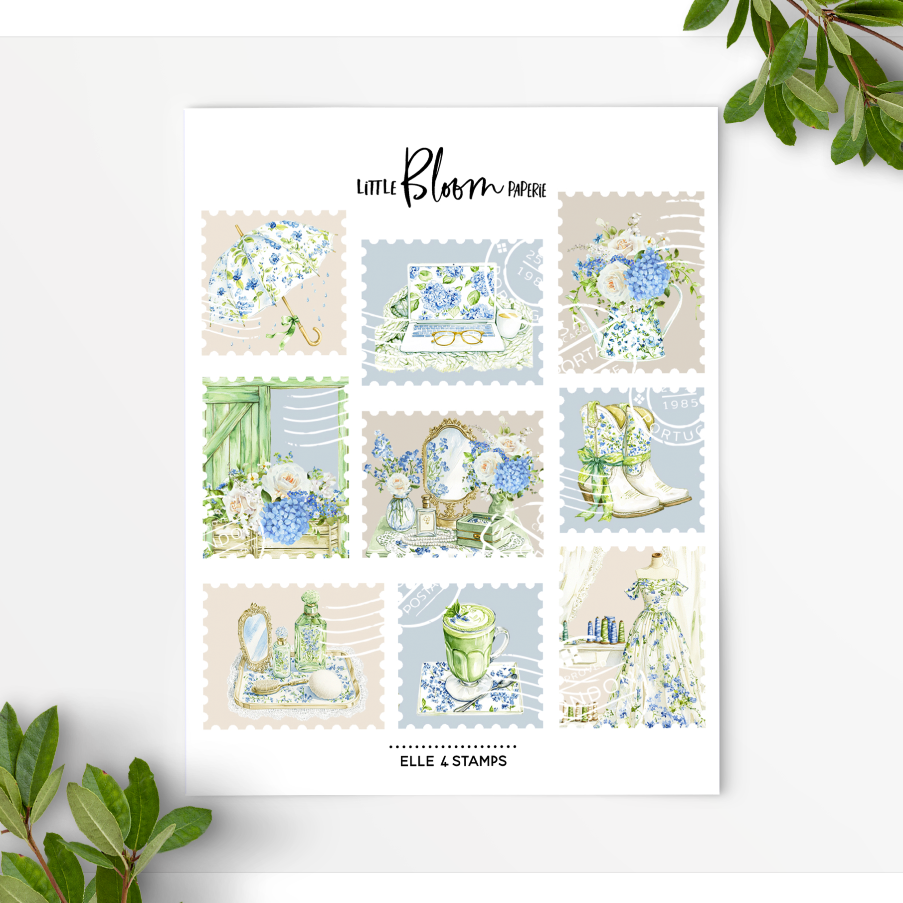 Elle V4 decorative stamps