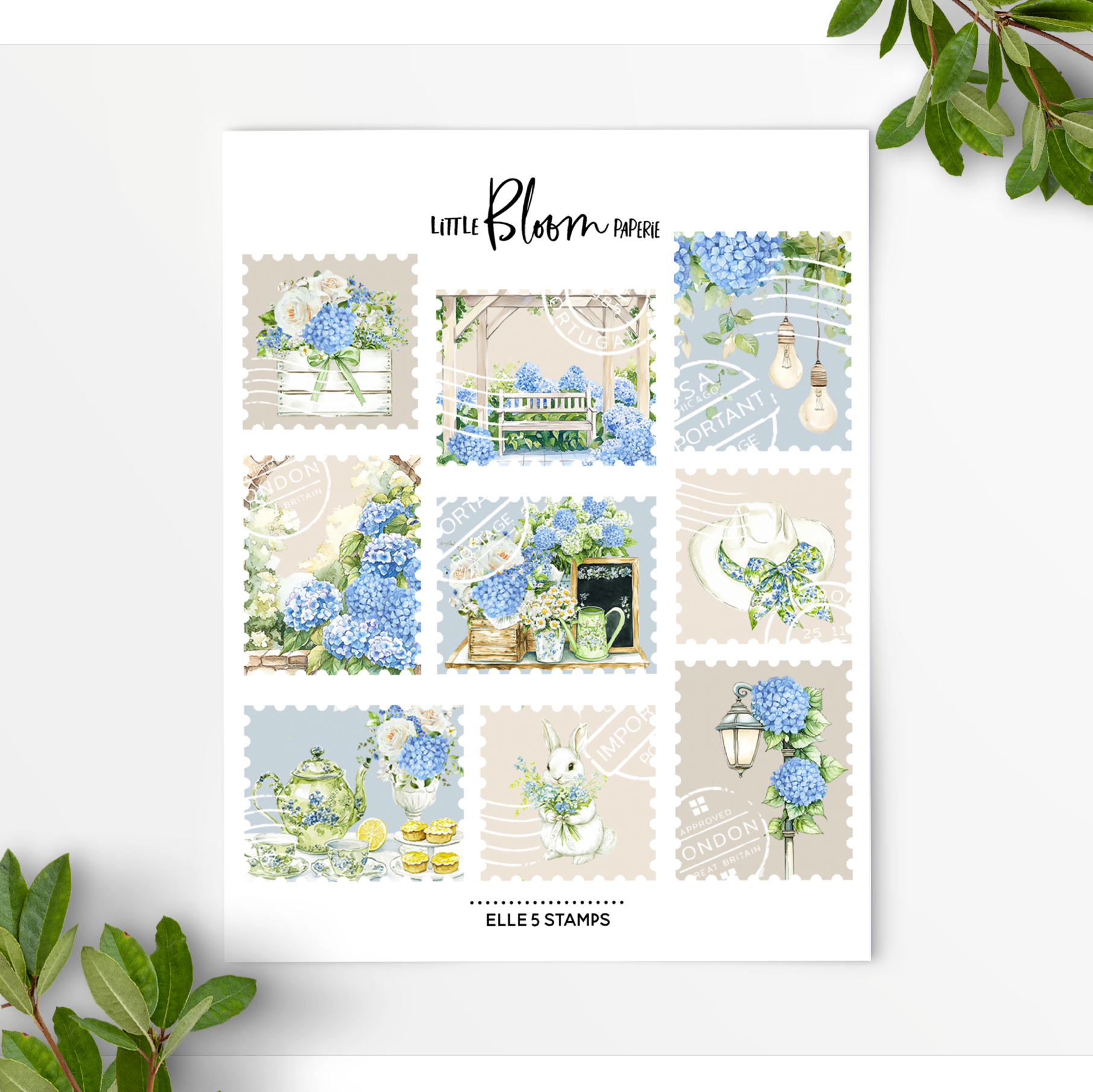 Elle V5 decorative stamps