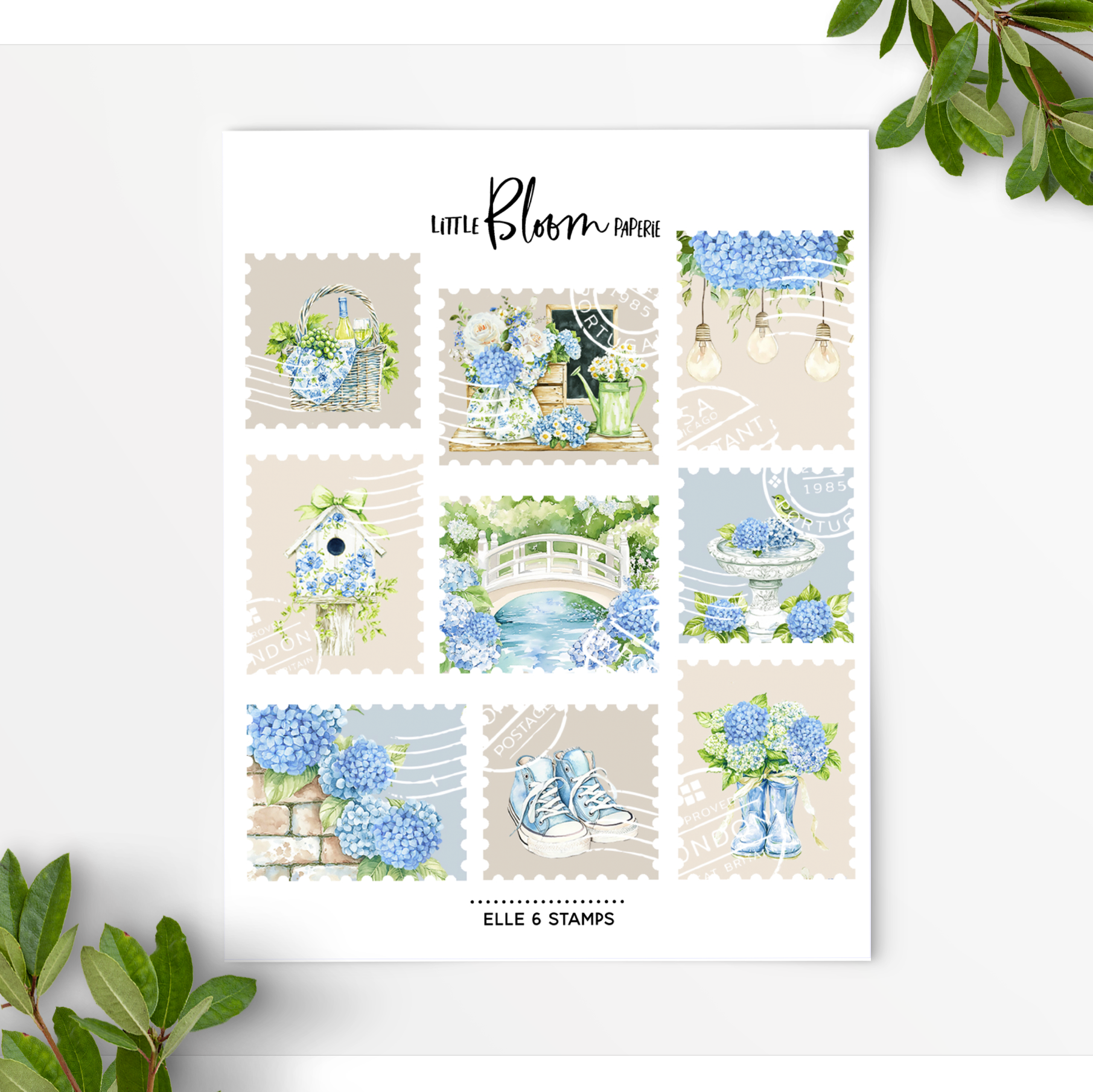 Elle V6 decorative stamps