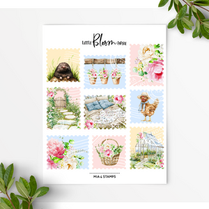 Mia V4 decorative stamps