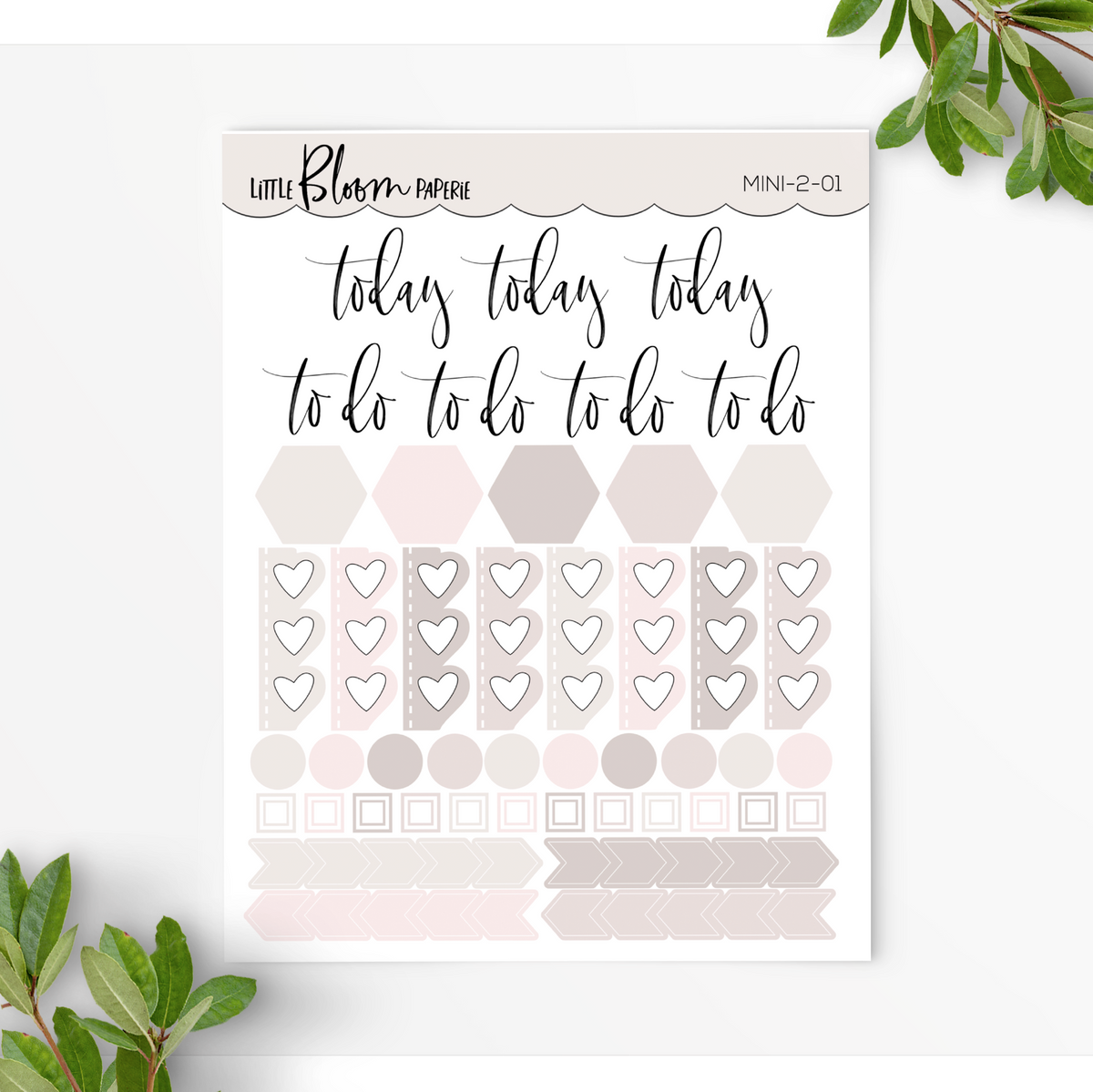 Multi Checklist Sheet | Option 1 – LittleBloomPaperie
