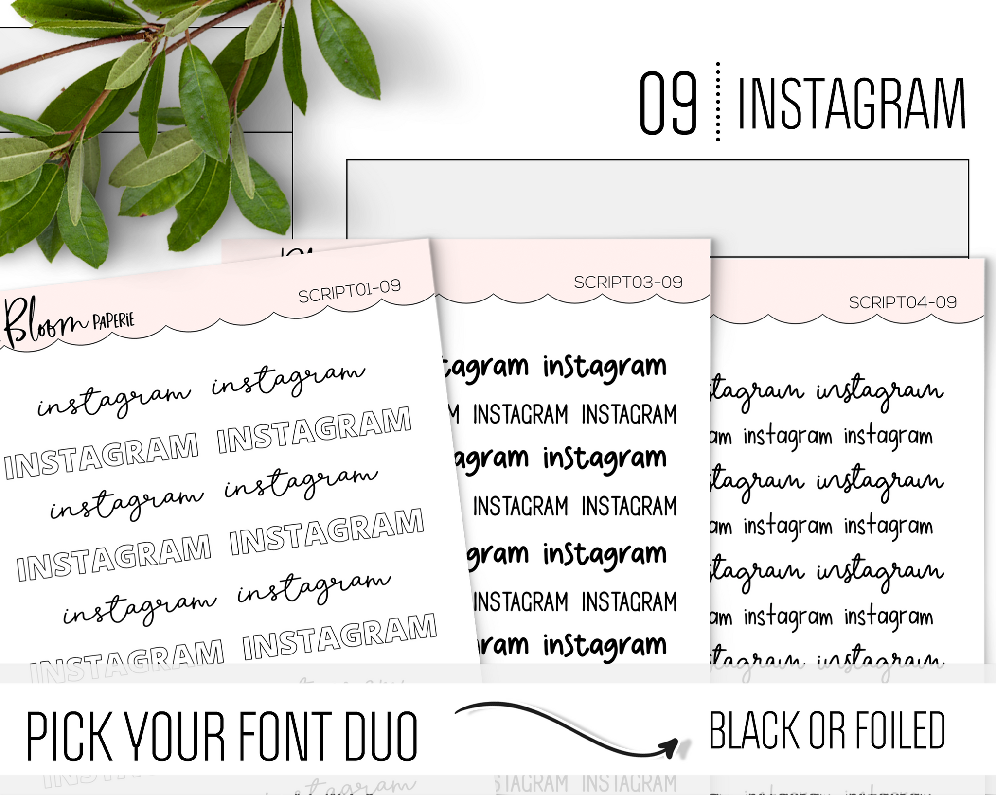 INSTA - Script Icons