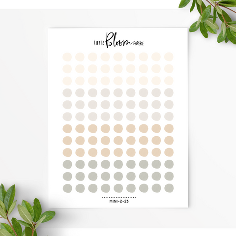 Individual Watercolour Dots | Small