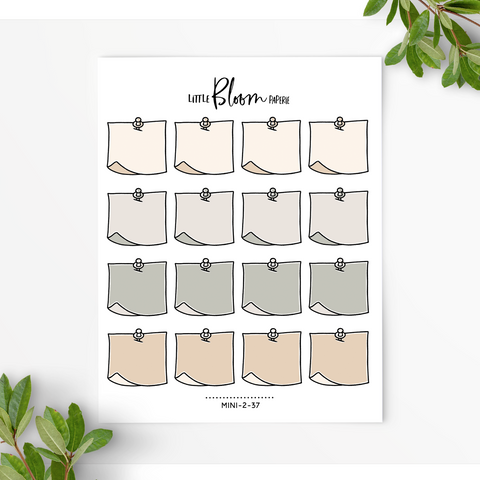 Post It Notes with a Pin | Small