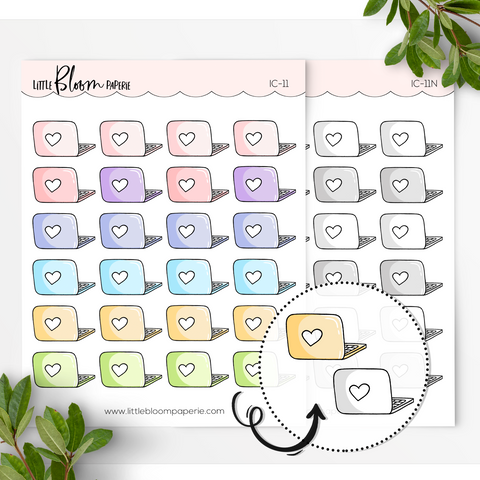 Doodle icons (MOM) - planner stickers – Hello Petite Paper