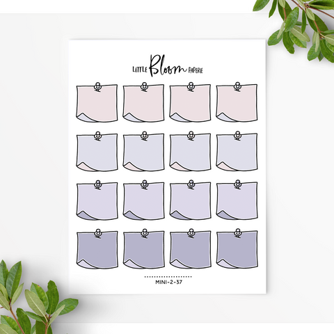 Post It Notes with a Pin | Small