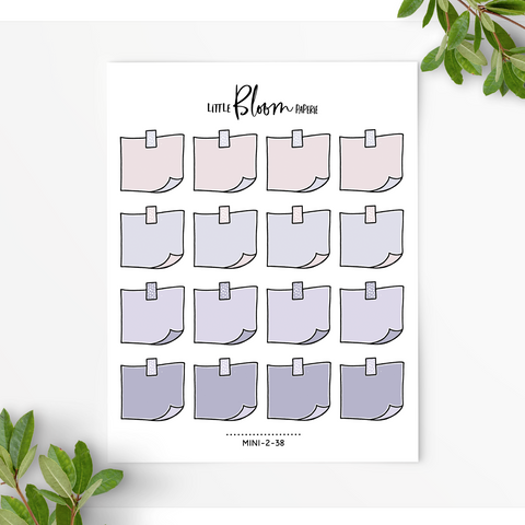 Post It Notes with a Washi Strip | Small